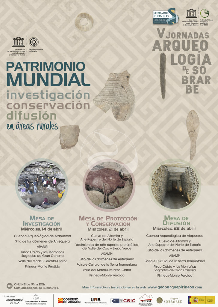 V Jornadas de Arqueología de Sobrarbe - Patrimonio Mundial: investigación, conservación y difusión en áreas rurales